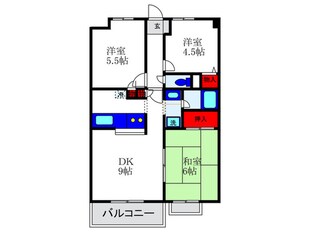 サン豊中の物件間取画像